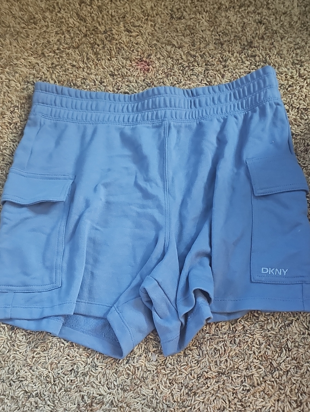 DKNY Light Blue Women's Cargo Lounge Shorts